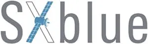 SXBlue GNSS logo - professional GPS receivers integrated with Ecobot